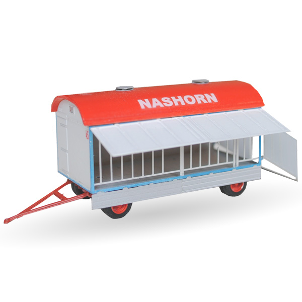 Circus Barum rhino wagon - kit 1:87 (H0)