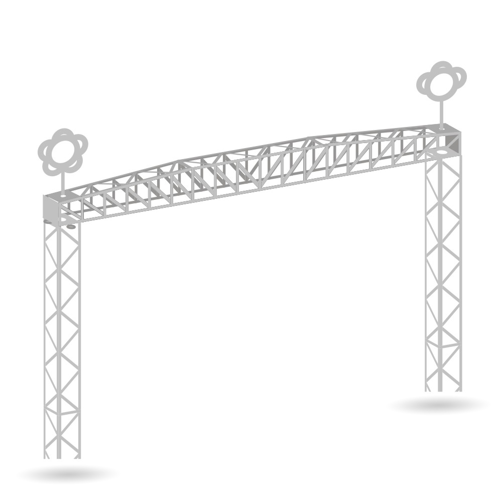 Tent masts set - kit 1:87 (H0)