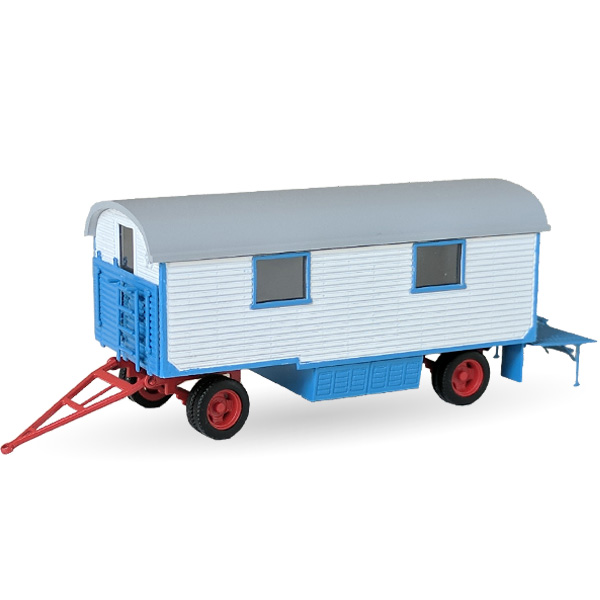 DDR Staatszirkus living wagon 2 cabins 6m - kit 1:87 (H0)