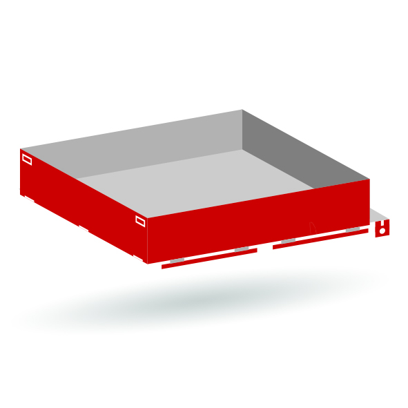 Modern truck platform - kit 1:87 (H0)